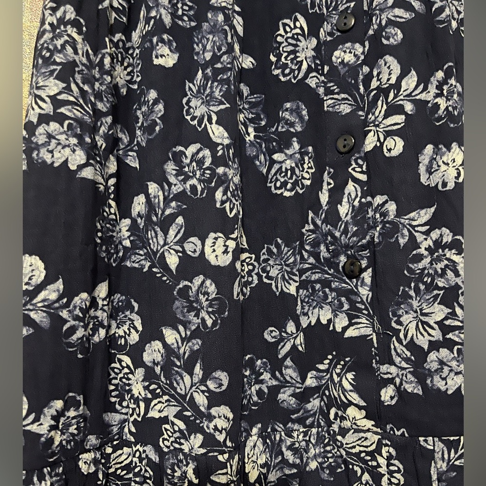 New NY Collection Women’s white floral sleeveless, button-down maxi dress - Picture 5 of 5